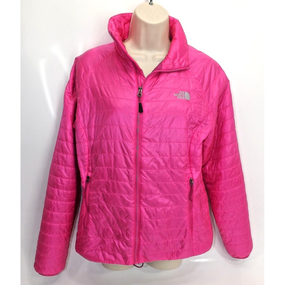 North Face Pink Isulated Puffer Coat Flashdry Technology - Ladies size M